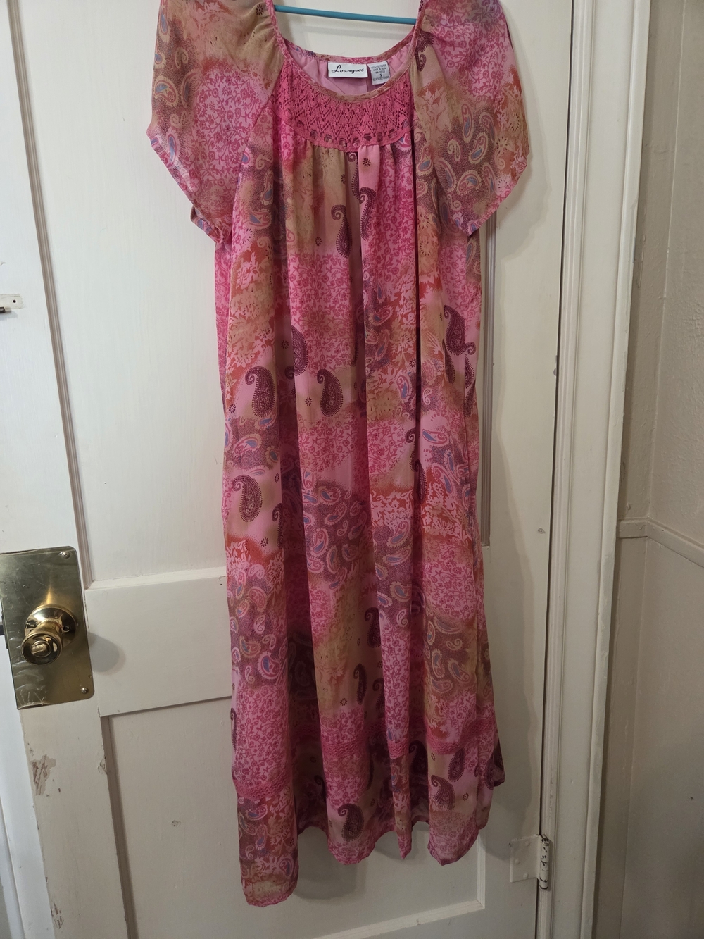 Women's Loungees Pink Moo Moo Sz S